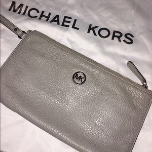 Trio: Leather Michal Kors Purse, Wallet & Wristlet